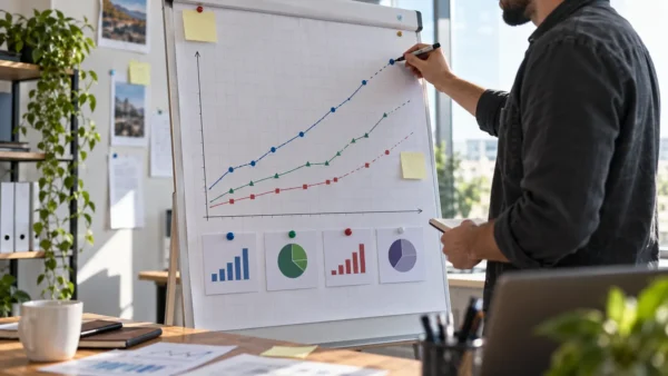 Smartlink optimization review comparing EPC, EPM, CR, sample size, and traffic trends as more data accumulates
