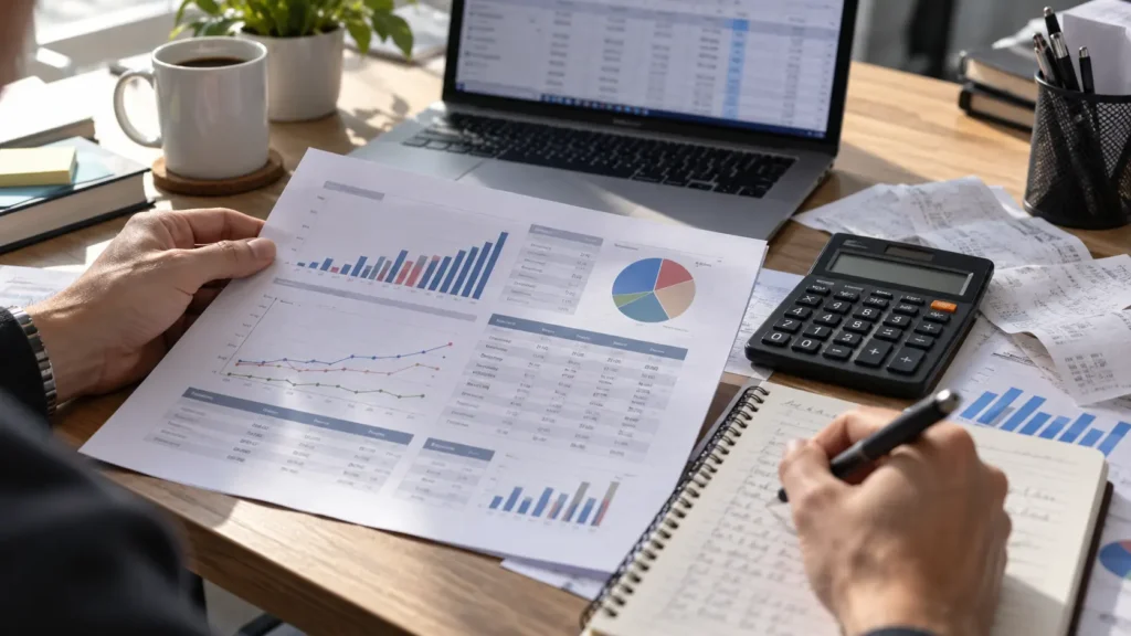 CPA Smartlink performance review comparing EPM, EPC, CR, revenue, traffic volume, and acquisition cost